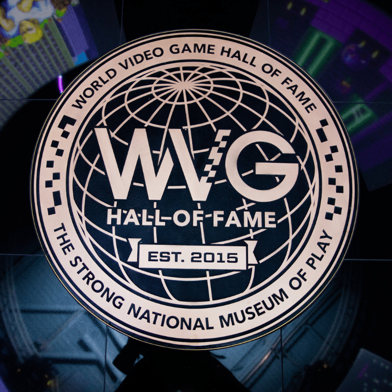 Centerpiece token for the world video game hall of fame.